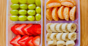 gezonde snacks sporters fruit